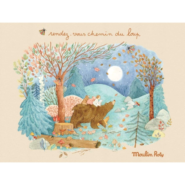 Poster Chemin du Loup 50x66 cm 