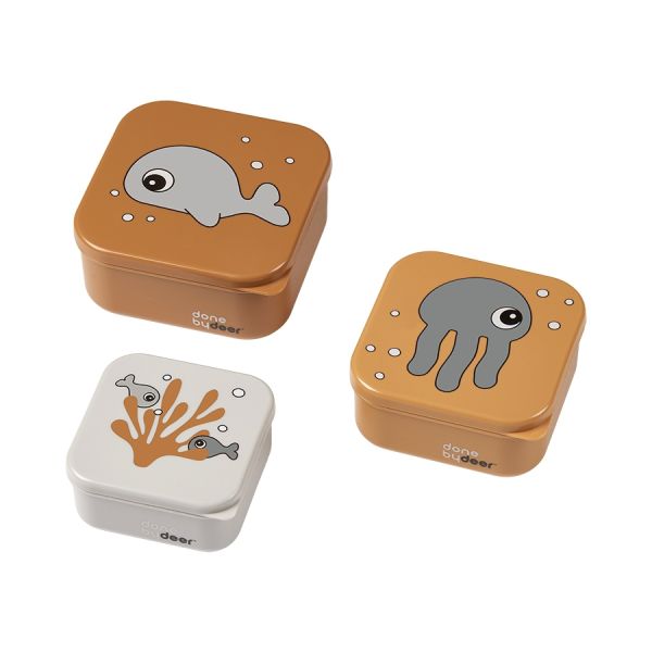 Brotbox Set Sea friends Mustard 