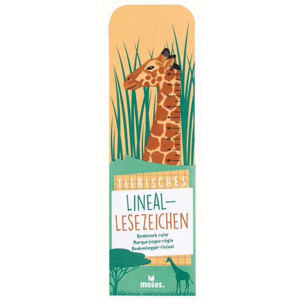 Tier.-Lineal-Lesezeichen 