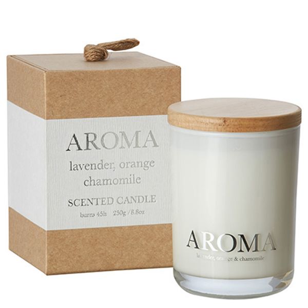 Aroma Duftkerze lavender, orange & camomile M 