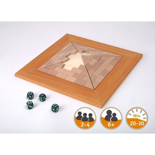 Holz Brettspiel "Pyrami" 