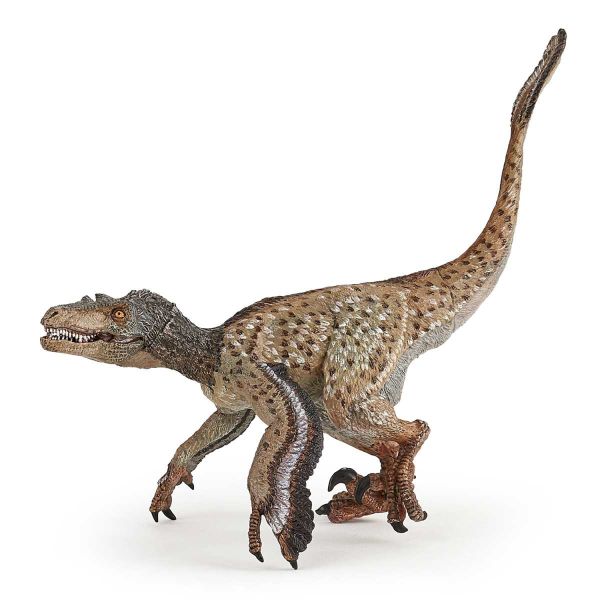 Dinosaurier Spielfigur Microraptor mit Federn 