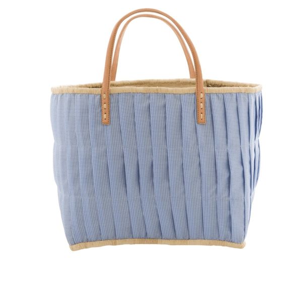 Raffia SHOPPER Hellblau 