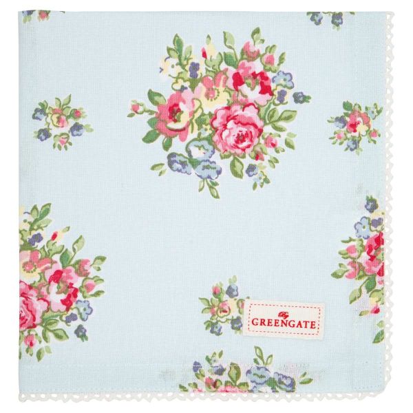 Serviette Franka pale blue 