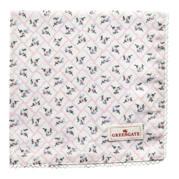 Serviette Rita pale pink 