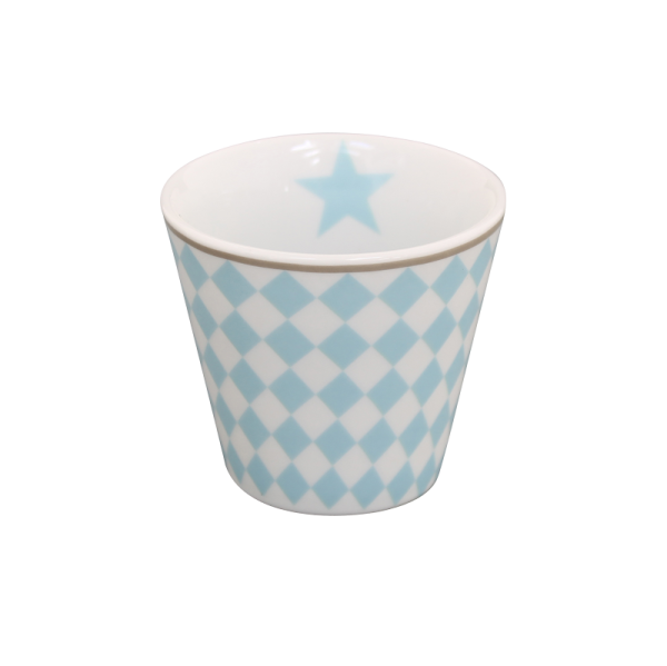 Espresso Tasse Harlekin blau 