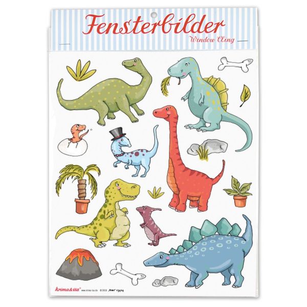 Fensterbild Dinos 