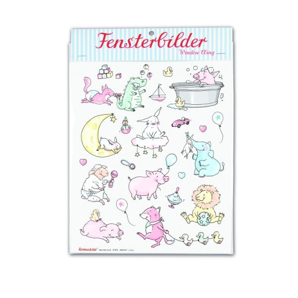 Fensterbilder Babytiere 