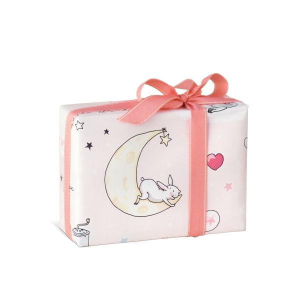 Geschenkpapier Babytiere Rosa 