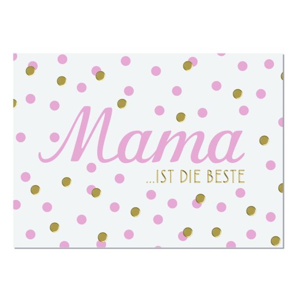 Postkarte Beste Mama 