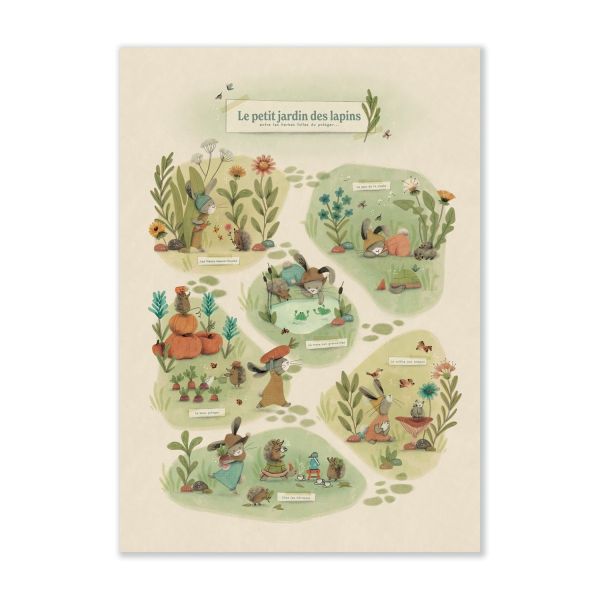 Poster Der kleine Garten 50x70cm 