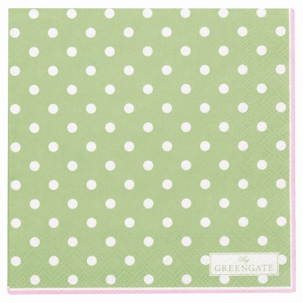 Papierserviette Spot klein pale green 