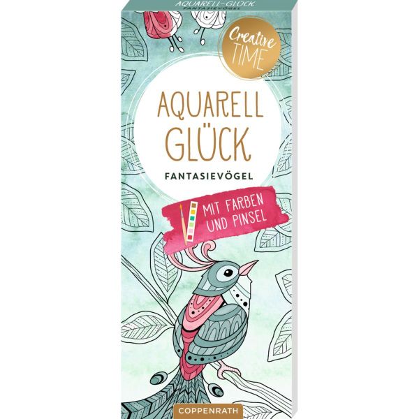 Aquarell-Glück Fantasievögel 