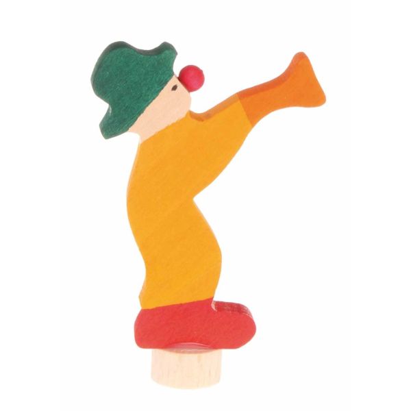 Steckfigur Gelber Clown 